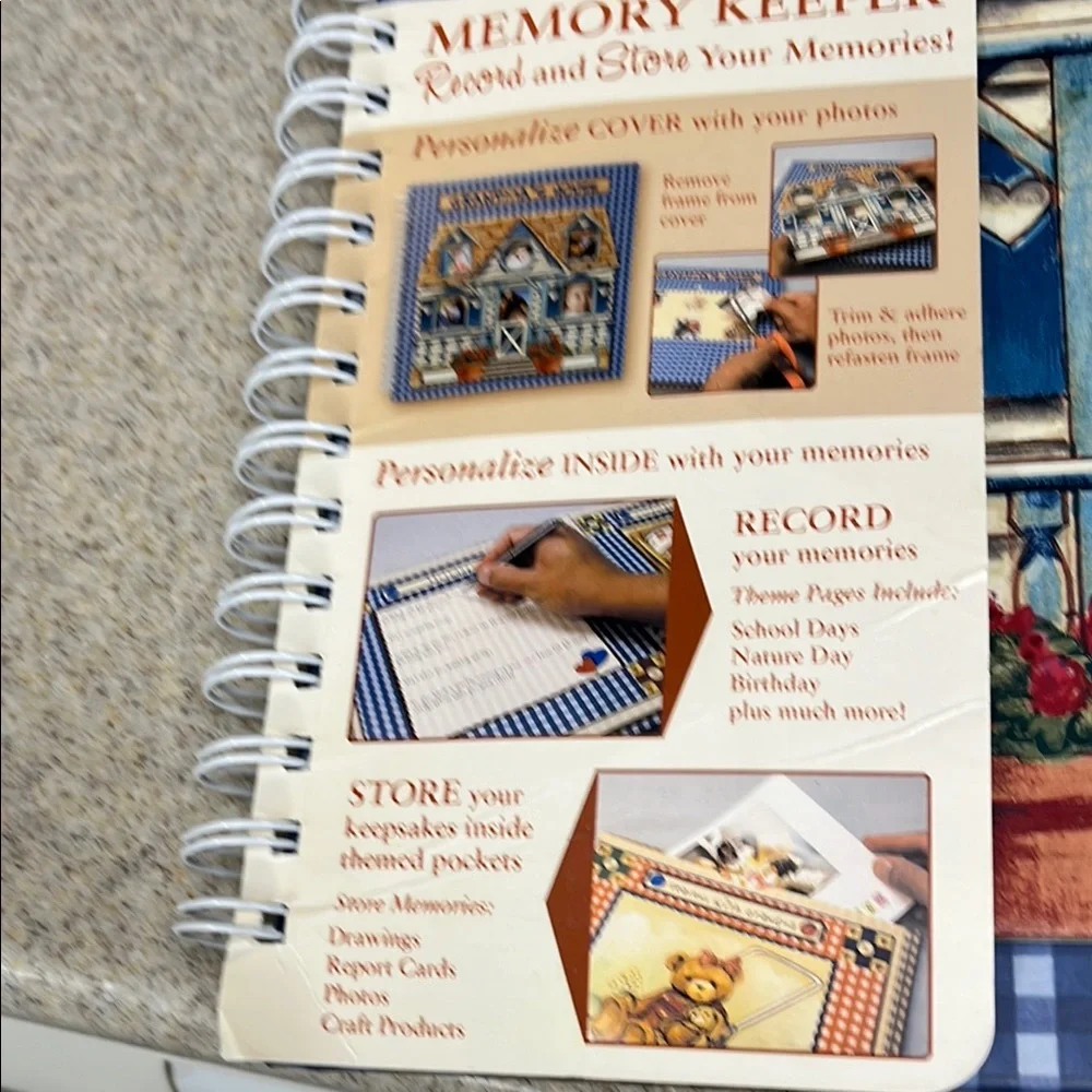 Grandma's House Memory Keeper Scrapbook - Blue